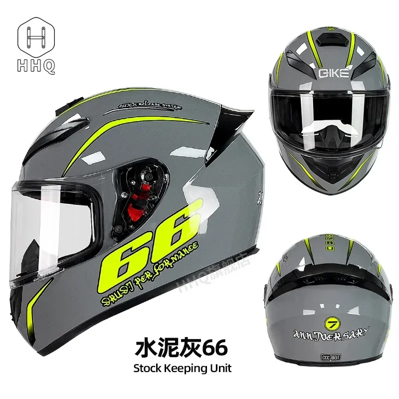 Full Face Motorcycle Helmet With Bluetooth - Capacete de motocicleta facial integral Bluetooth