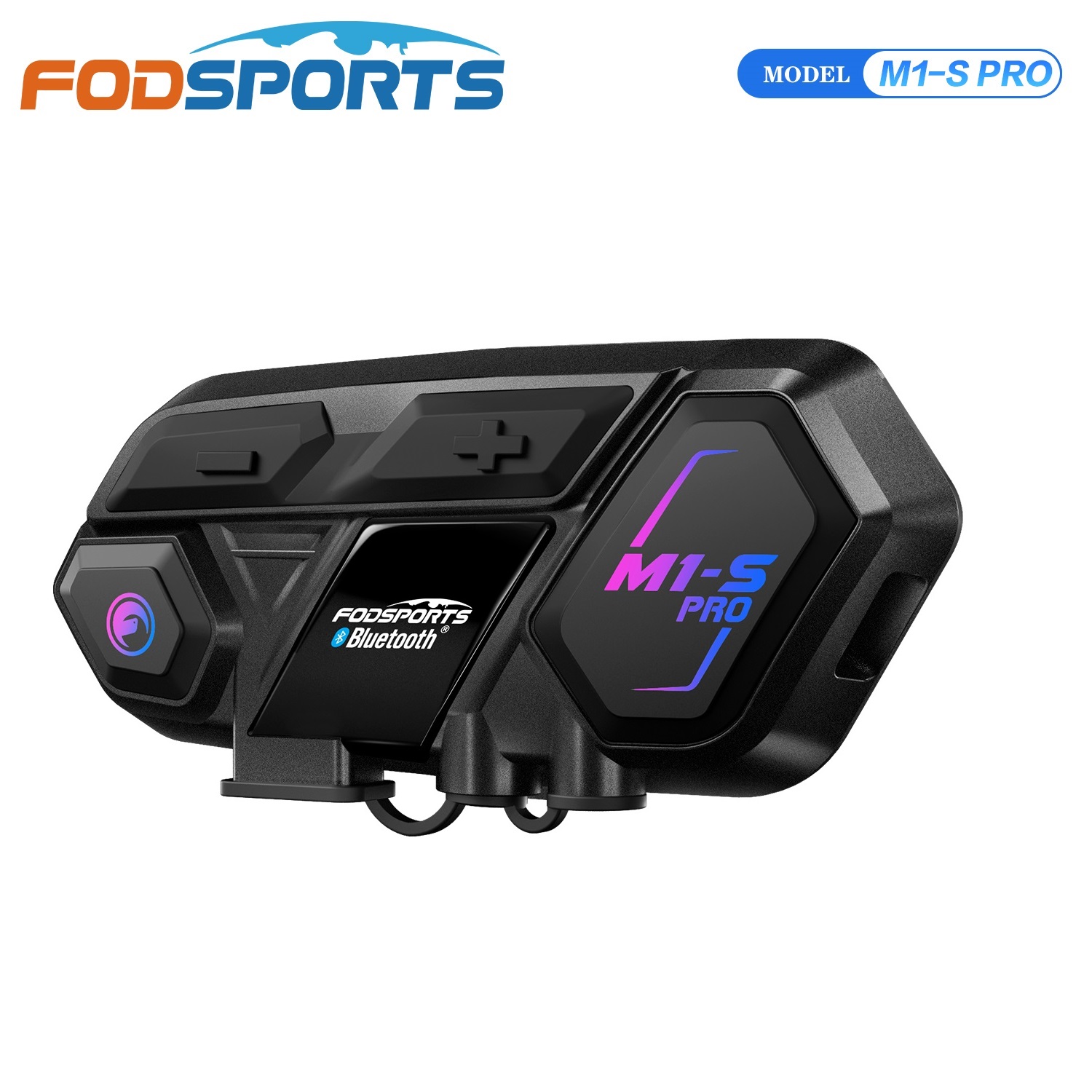 Universal Motorcycle Helmet Intercom Headset - Intercomunicador Bluetooth para Motocicleta Fodsports M1-S