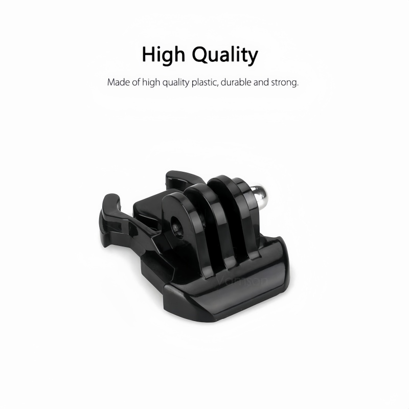 Quick Release Buckle Motorcycle Helmet - Base de Montagem Universal com Fivela