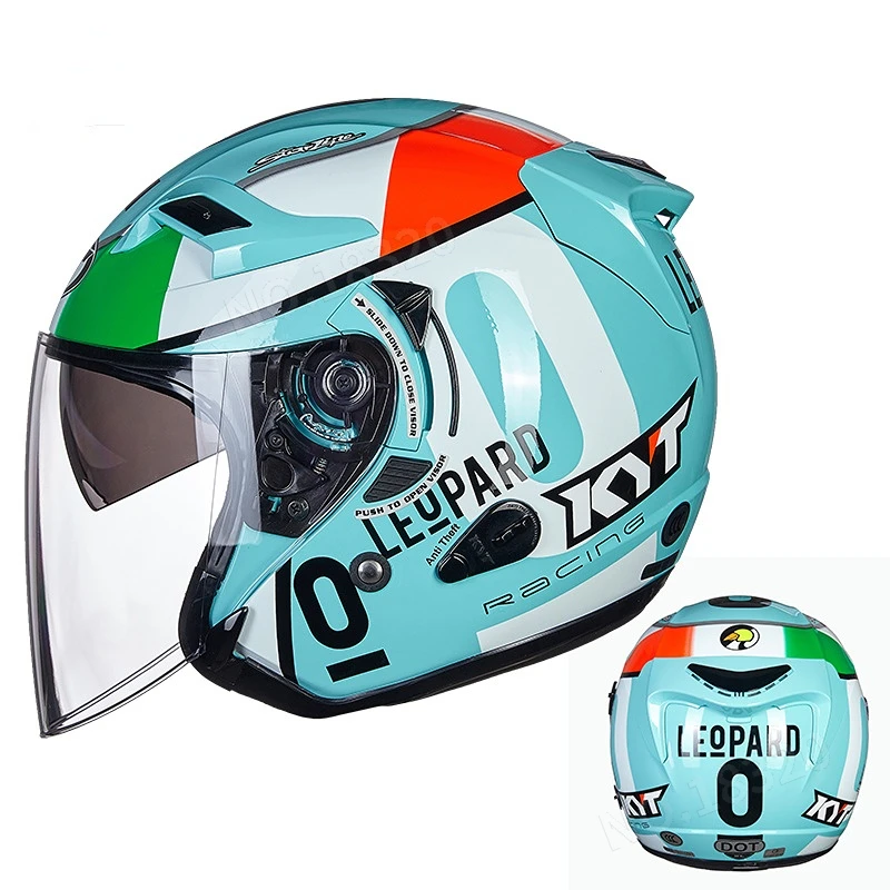 Vintage Open Face Retro Helmet - KYT-Vintage Open Face Capacete de motocicleta,