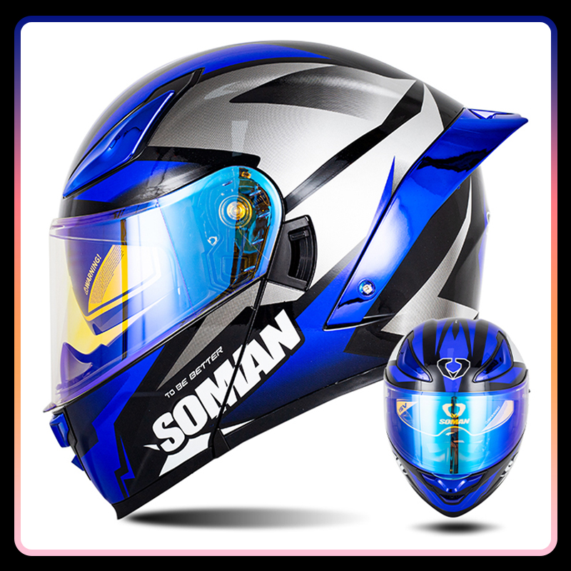 DOT aprovado capacete de motoc - Modular Flip Up Motorcycle Helmet Dot Approved avaliação e preço