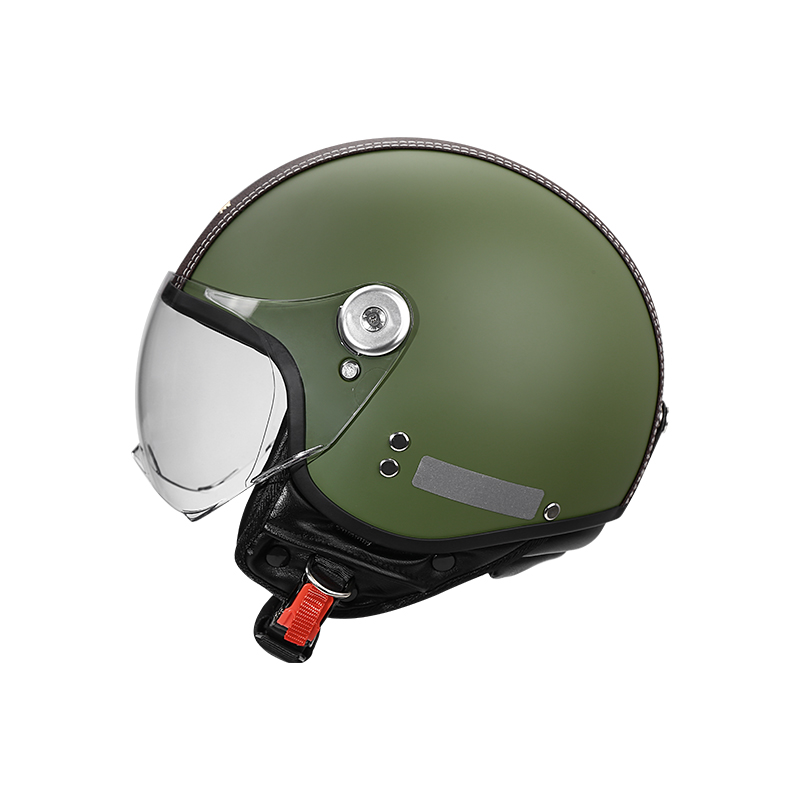 Capacete de Motocicleta Vintag - Vintage Open Face Retro Helmet avaliação e preço