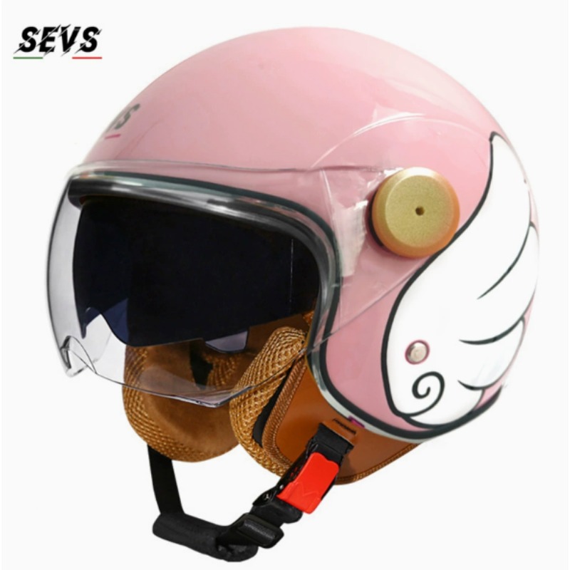 Capacete de Motocicleta Aberto - Vintage Open Face Retro Helmet avaliação e preço