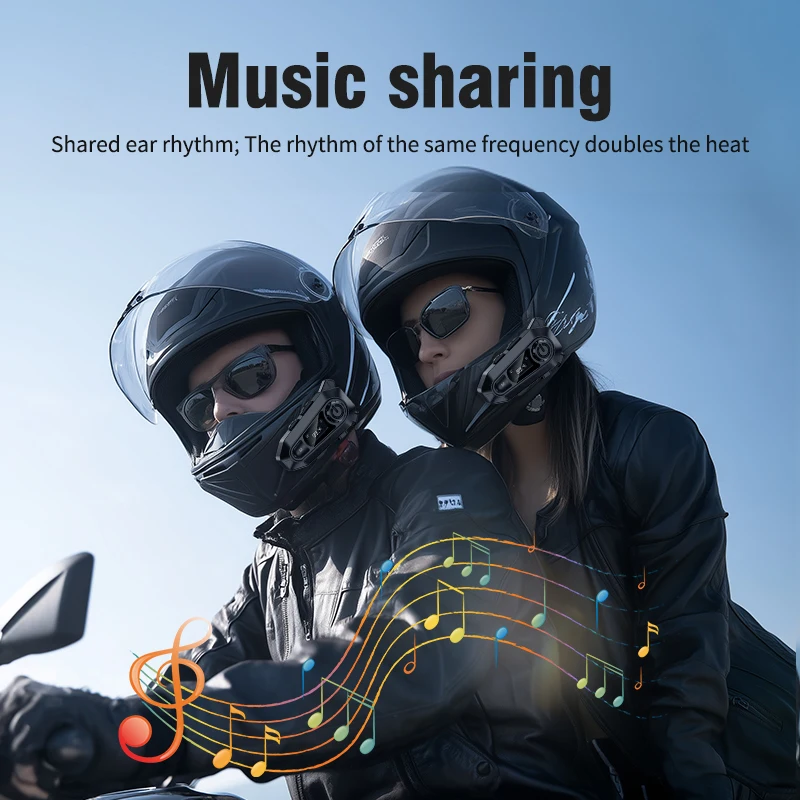 Intercomunicador Bluetooth 5.3 - Universal Motorcycle Helmet Intercom Headset avaliação e preço