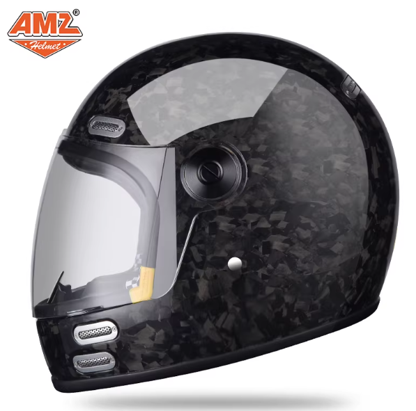 Capacete integral de fibra de  - Carbon Fiber Lightweight Motorcycle Helmet avaliação e preço