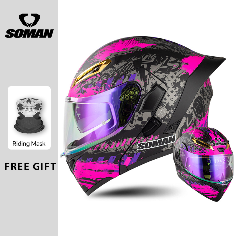 Unissex dot aprovado dupla vis - Modular Flip Up Motorcycle Helmet Dot Approved avaliação e preço