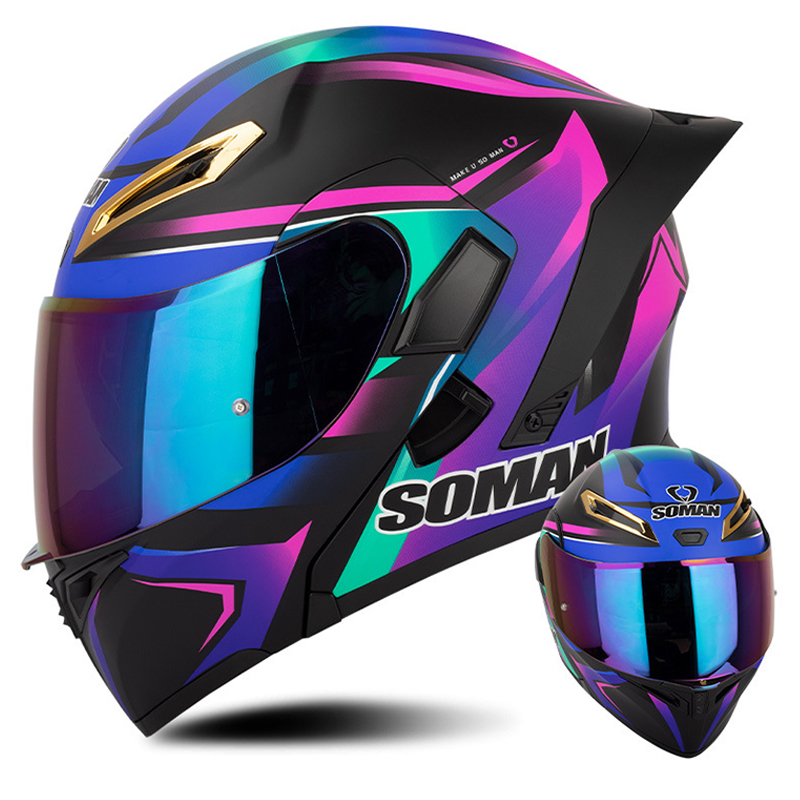 Capacete de motocicleta DOT ap - Modular Flip Up Motorcycle Helmet Dot Approved avaliação e preço