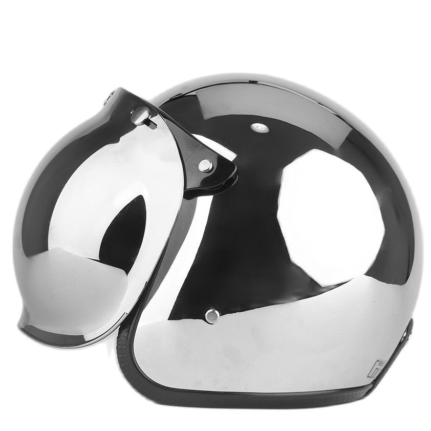 Aberto rosto capacete da motoc - Vintage Open Face Retro Helmet avaliação e preço