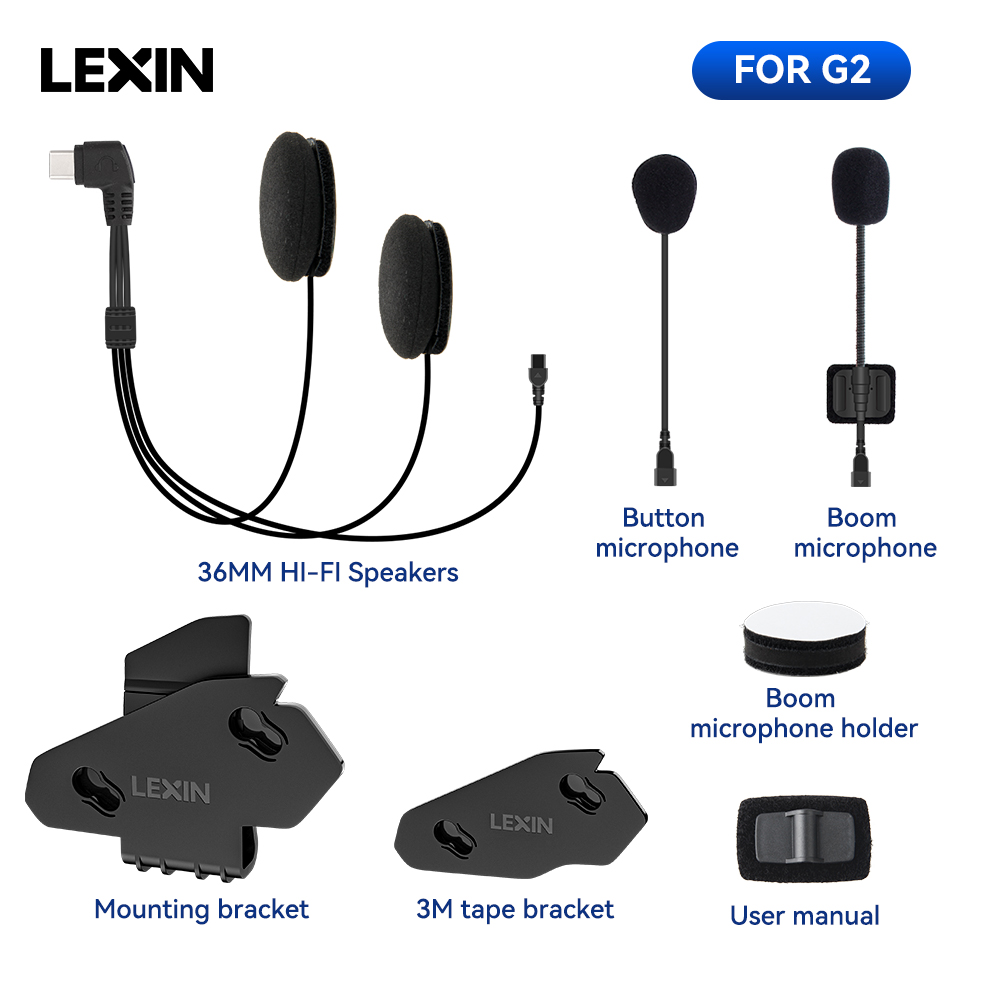 LEXIN-G2 motocicleta interfone - Universal Motorcycle Helmet Intercom Headset avaliação e preço