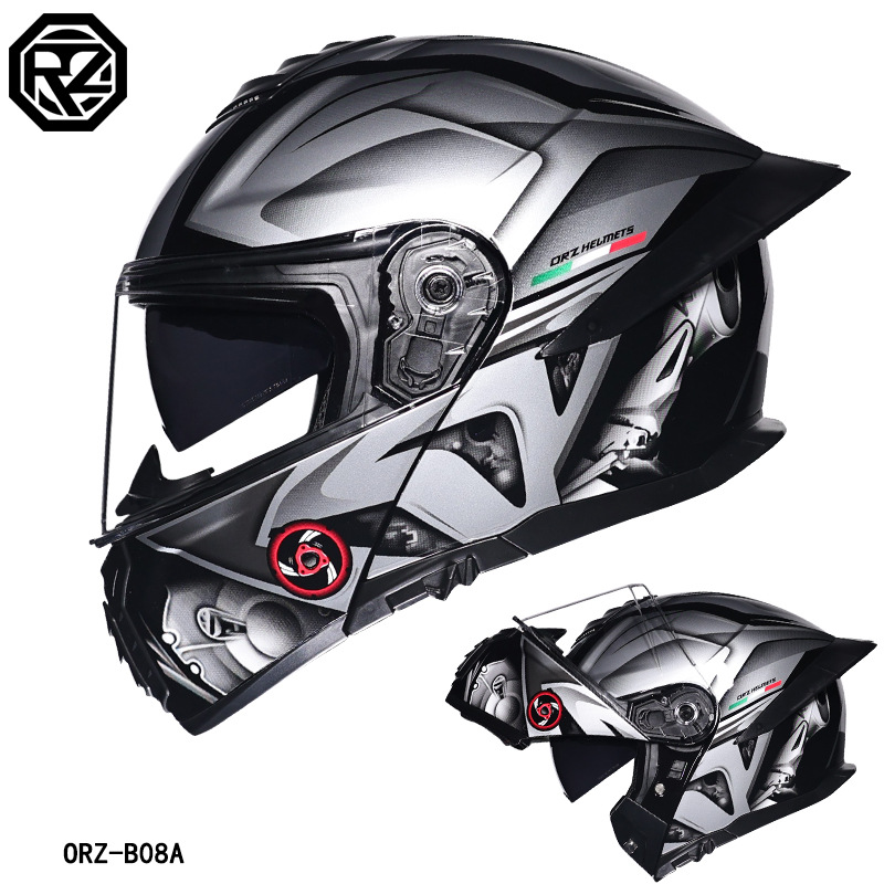 Capacete de Motocicleta Certif - Full Face Motorcycle Helmet With Bluetooth avaliação e preço
