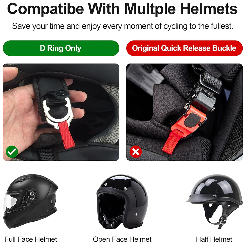 Kit de fivela de liberação ráp - Quick Release Buckle Motorcycle Helmet avaliação e preço