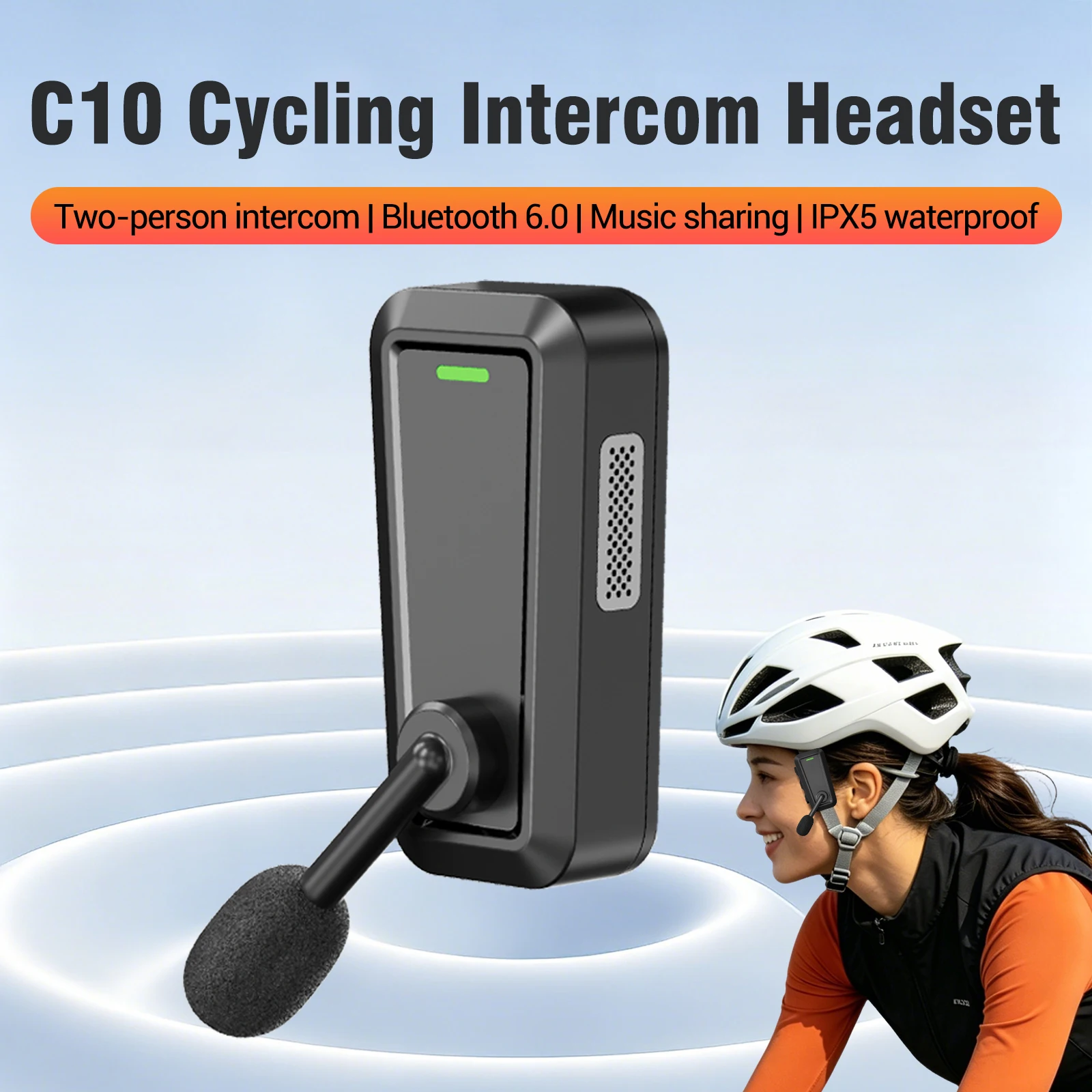 1/2PCS Fone de Ouvido Intercom - Universal Motorcycle Helmet Intercom Headset avaliação e preço