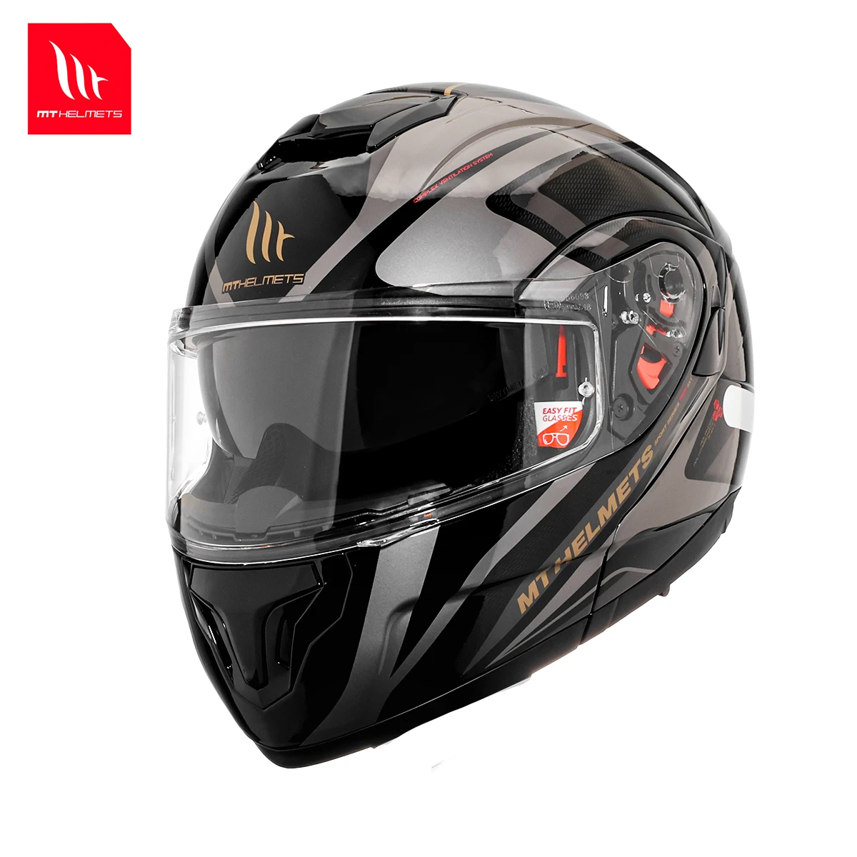 2025 original mt atom sv flip  - Full Face Motorcycle Helmet With Bluetooth avaliação e preço