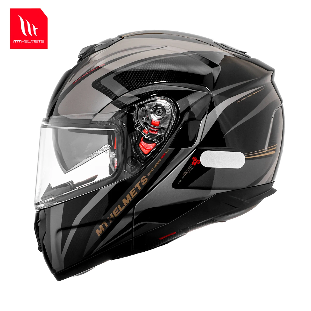 2025 original mt atom sv flip  - Full Face Motorcycle Helmet With Bluetooth avaliação e preço