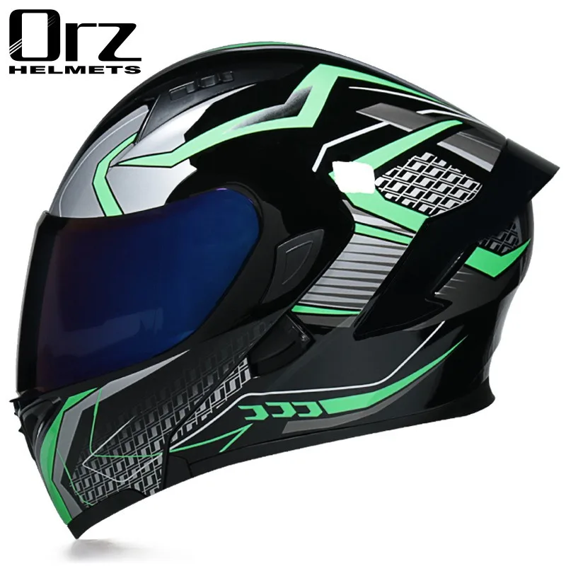 Capacete universal para bicicl - Full Face Motorcycle Helmet With Bluetooth avaliação e preço