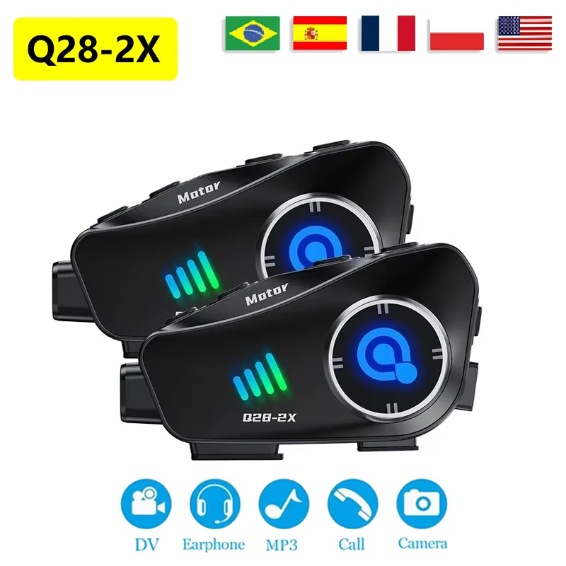 O novo capacete de motocicleta - Universal Motorcycle Helmet Intercom Headset avaliação e preço